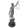 Table Top Themis Blind Justice Bronze