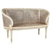 Parisian Oval Rattan Settee