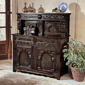 Jacobean Court Cupboard Buffet