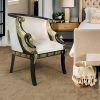 Graceful Swans Neoclassical Tub Chair