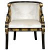 Graceful Swans Neoclassical Tub Chair