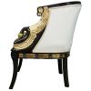 Graceful Swans Neoclassical Tub Chair