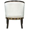 Graceful Swans Neoclassical Tub Chair