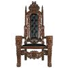 Lord Raffles Throne W/ Black Leather