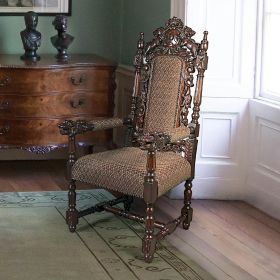 Grand Occasion Heraldic Arm Chair