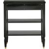 French 1940 Ebony Console Table