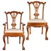 S/6 English Chippendale Chairs