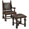 Lord Cumberlands Throne & Footstool Set