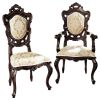 S/6 French Rococo Chairs