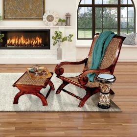 British Plantation Chair & Footstool