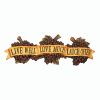 Live Love Laugh Plaque