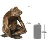 Forever In My Heart Frog Bronze Statue