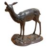 Standing Doe & Fawn Bronze Statues