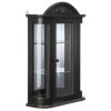 Black Rosedale Hardwood Curio Cabinet