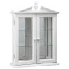 White Amesbury Manor Curio Cabinet