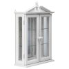 White Amesbury Manor Curio Cabinet