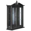 Black Amesbury Manor Curio Cabinet