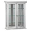 White Country Tuscan Curio Cabinet