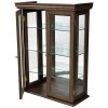 Walnut Country Tuscan Curio Cabinet