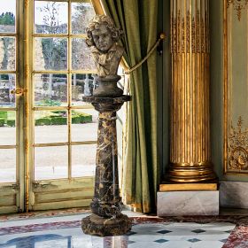 Ebony Versailles Marble Column