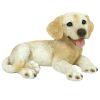 Yellow Labrador Puppy Statue