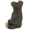 Brown Collie Puppy Statue