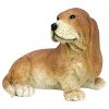 Brown Bassett Puppy Statue