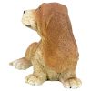 Brown Bassett Puppy Statue