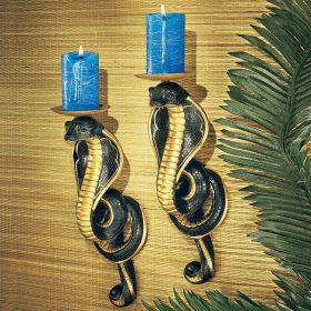 S/2 Renenutet Cobra Goddess Wall Sconces