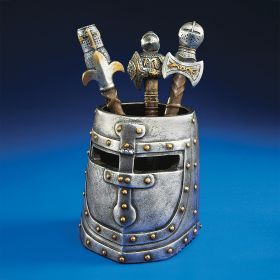 Knights Templar Helmet Pen Holder