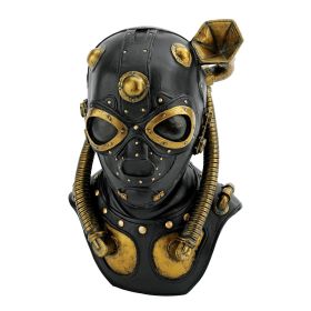 Steampunk Apocalypse Gas Mask Statue