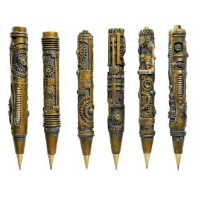 Set Of Six Steampunk Pens