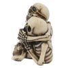 Hear See Speak No Evil Skeleton Pen Holder