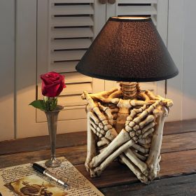 Rest In Pieces Skeleton Table Lamp