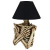 Rest In Pieces Skeleton Table Lamp