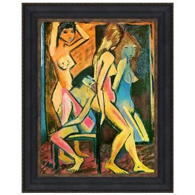 12.5X15 The Nudes Before The Mirror 1912