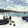 29X23.5 Beach At Sainte Adresse 1867