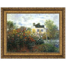 15X12.5 Monets Garden At Argenteuil 1873