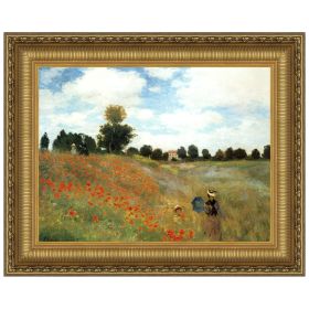 17X15 Poppy Field At Argenteuil 1873