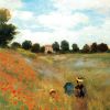 17X15 Poppy Field At Argenteuil 1873