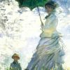 15.5X17 Woman With A Parasol