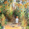 13X15 Artists Garden At Vetheuil 1880