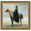 45X43.5 Equestrian Portrait Mlle Croziet