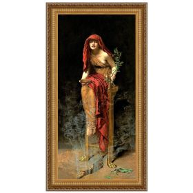 24.5X42.5 The Priestess Of Delphi 1891