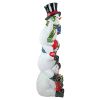 Large Snowbro Illuminated Snowmen Statue