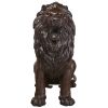 Right Sentinel Lion Bronze