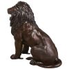 Right Sentinel Lion Bronze