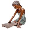 Samantha The Artist Bronze Girl