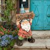 Welcoming Willie Garden Gnome Statue