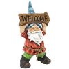 Welcoming Willie Garden Gnome Statue